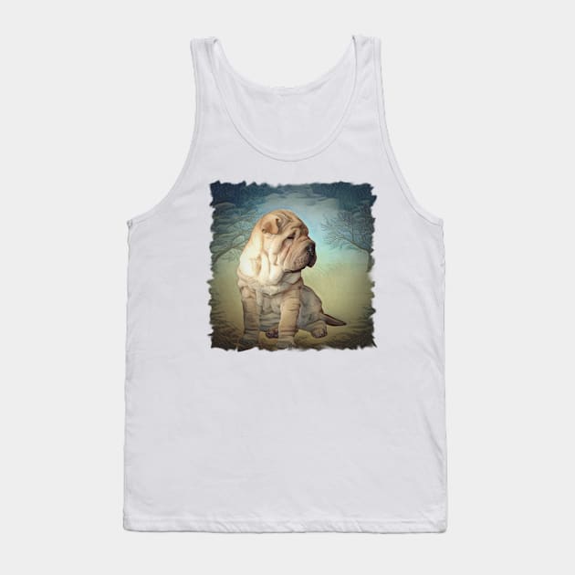 Chinese Shar Pei Puppy Tank Top by PhotoArts